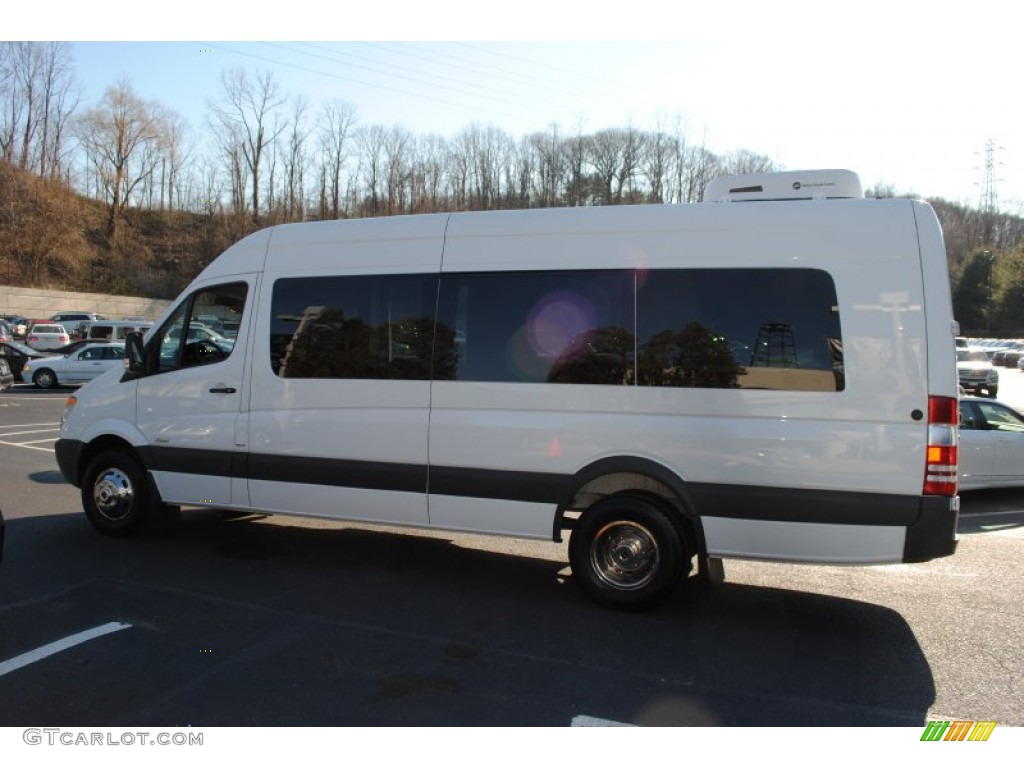 Arctic White 2011 Mercedes-Benz Sprinter 3500 High Roof Passenger Van Exterior Photo #59352109