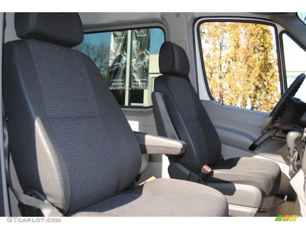 Black Interior 2011 Mercedes-Benz Sprinter 3500 High Roof Passenger Van Photo #59352151