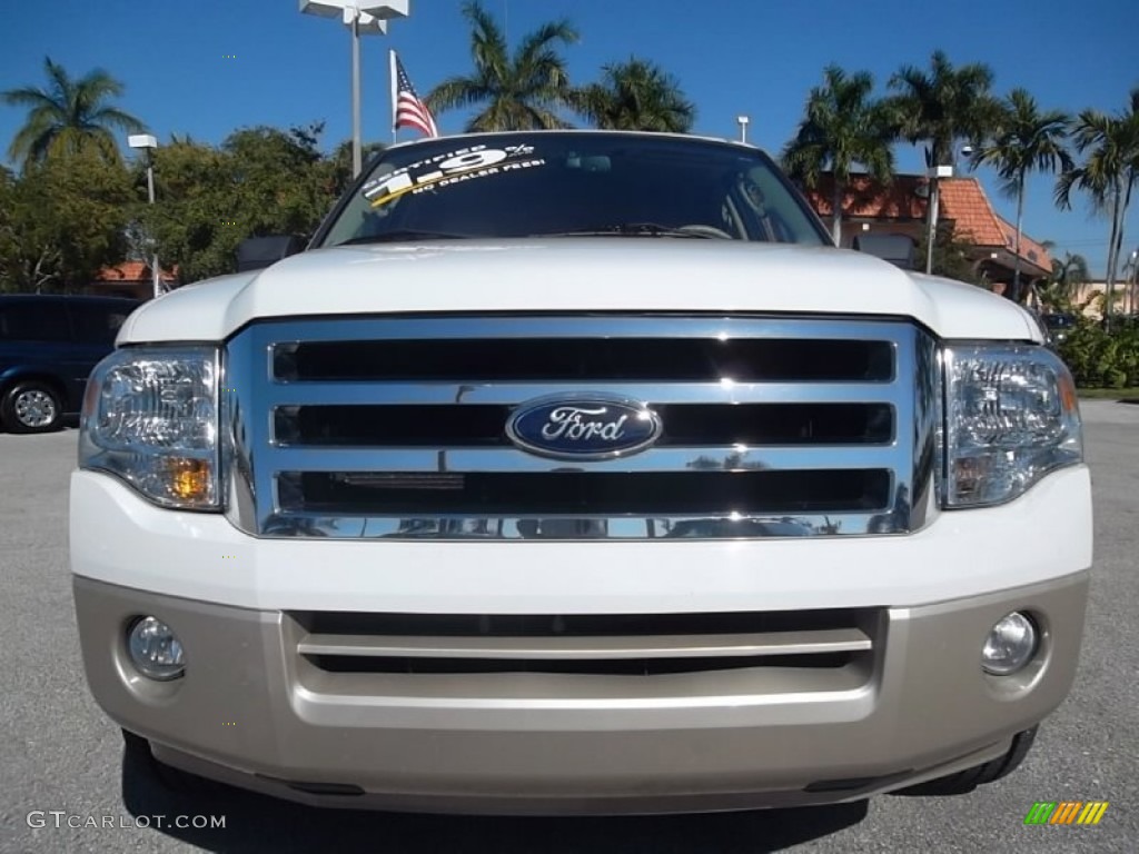 White Suede 2008 Ford Expedition EL Eddie Bauer Exterior Photo #59353351