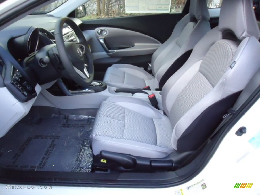 Gray Interior 2012 Honda CR-Z EX Sport Hybrid Photo #59353579