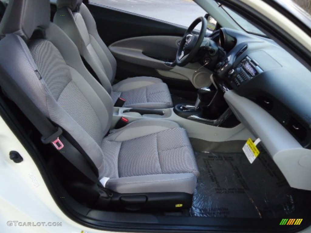 Gray Interior 2012 Honda CR-Z EX Sport Hybrid Photo #59353591