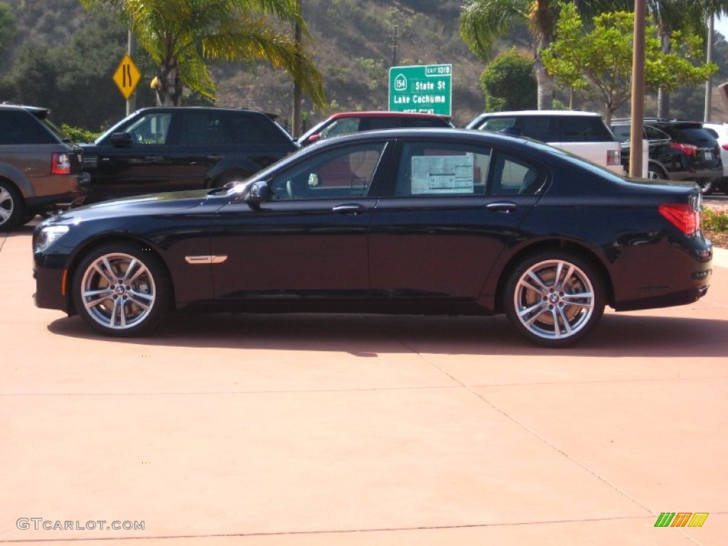 2012 7 Series 750i Sedan - Imperial Blue Metallic / Oyster/Black photo #2