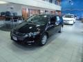 2011 Crystal Black Pearl Honda Insight Hybrid LX  photo #3