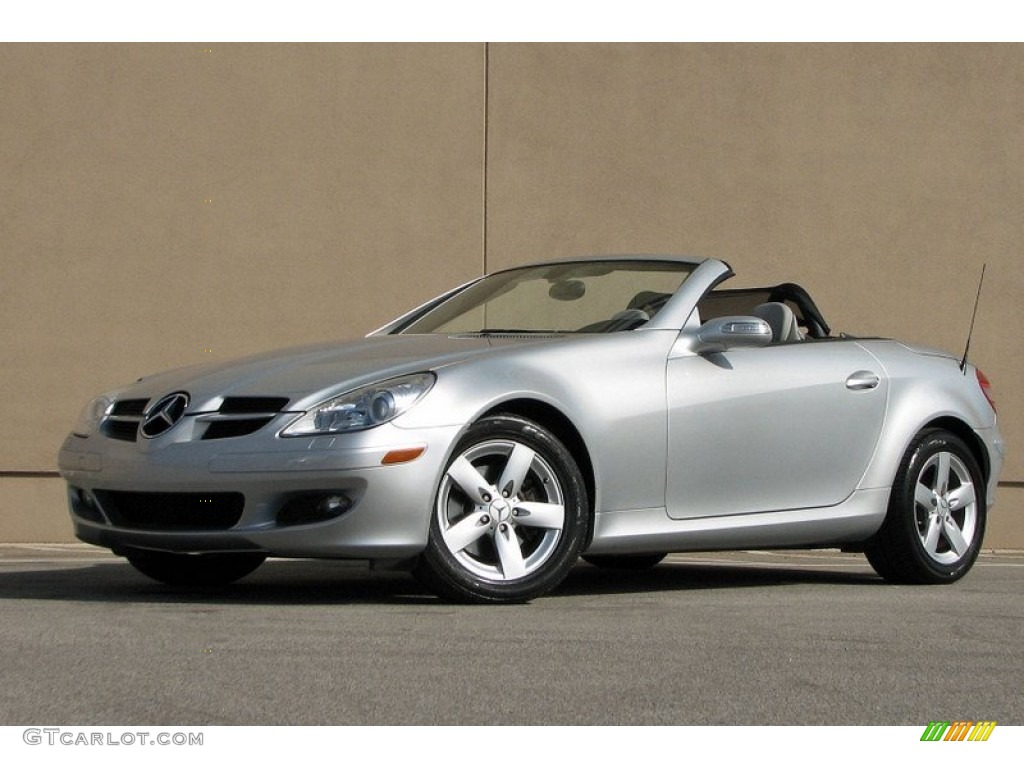 Iridium Silver Metallic 2006 Mercedes-Benz SLK 280 Roadster Exterior Photo #59355074