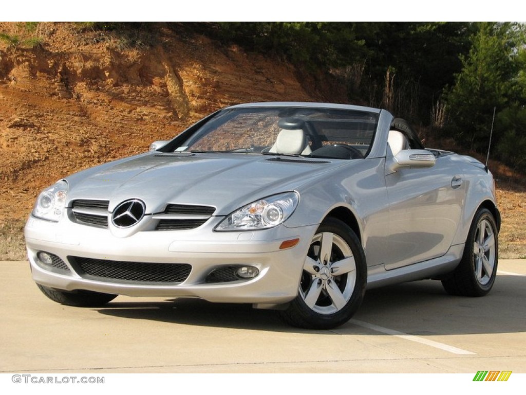 Iridium Silver Metallic 2006 Mercedes-Benz SLK 280 Roadster Exterior Photo #59355313