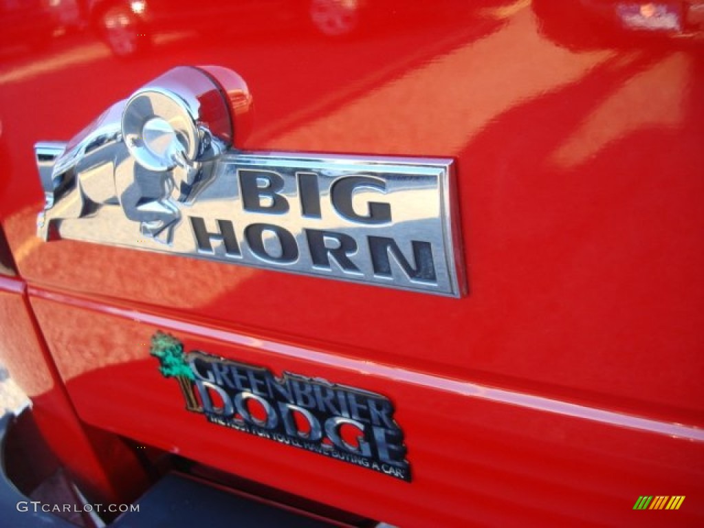 2008 Ram 1500 Big Horn Edition Quad Cab - Flame Red / Medium Slate Gray photo #31
