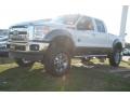 2012 Oxford White Ford F250 Super Duty Lariat Crew Cab 4x4  photo #3