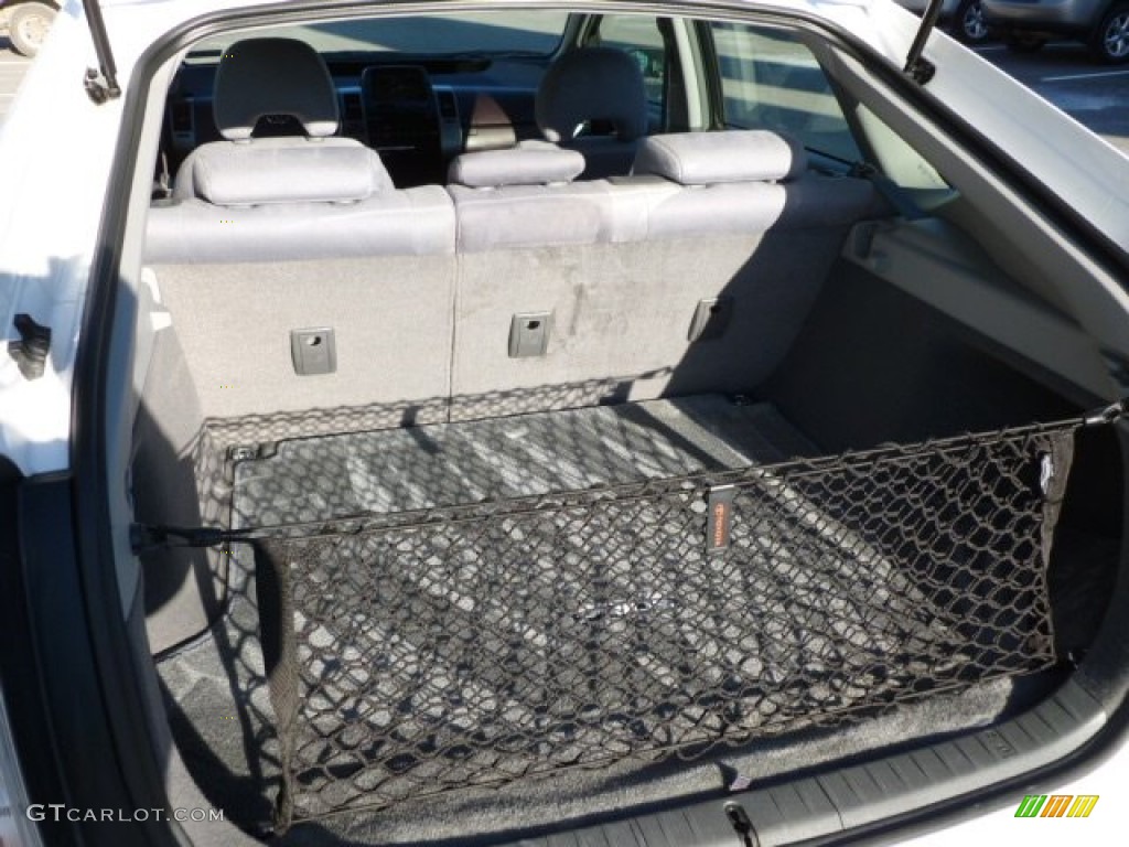 2005 Prius Hybrid - Super White / Gray/Burgundy photo #5