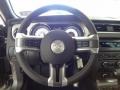 Charcoal Black 2012 Ford Mustang V6 Mustang Club of America Edition Coupe Steering Wheel