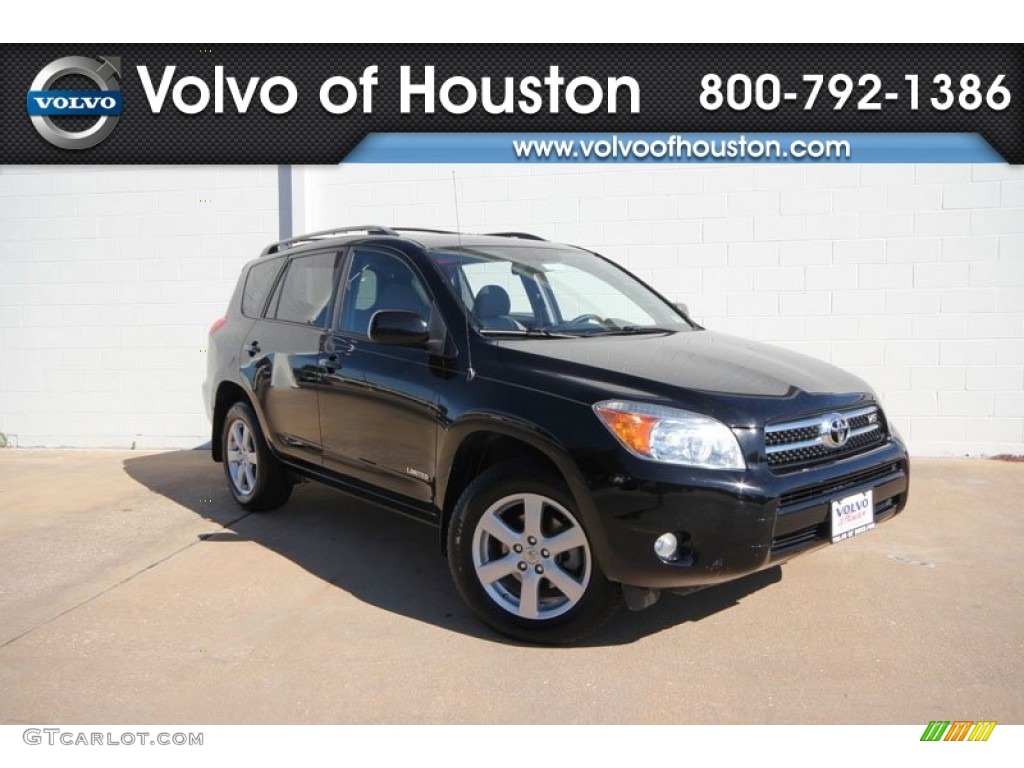 2007 RAV4 Limited - Black / Ash Gray photo #1