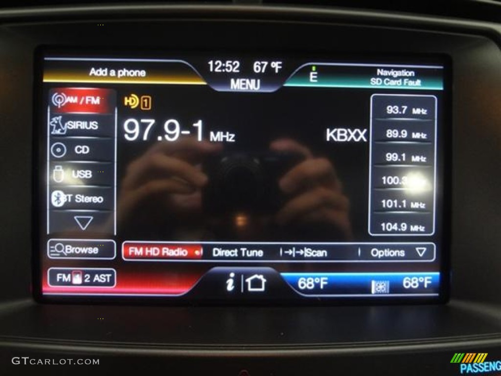 2012 Ford Edge Sport Controls Photo #59360319