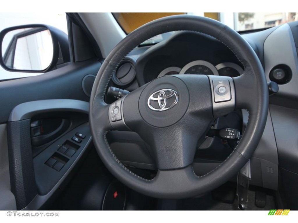 2007 Toyota RAV4 Limited Ash Gray Steering Wheel Photo #59360347