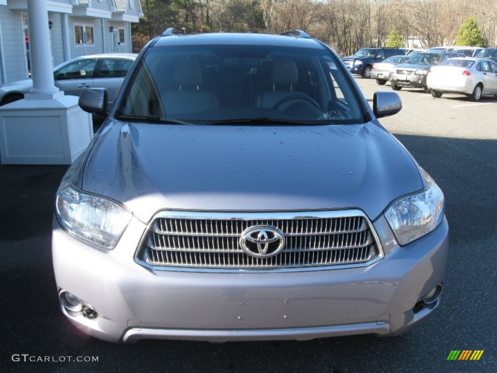 2008 Highlander Hybrid Limited 4WD - Iced Amethyst Mica / Ash Gray photo #3