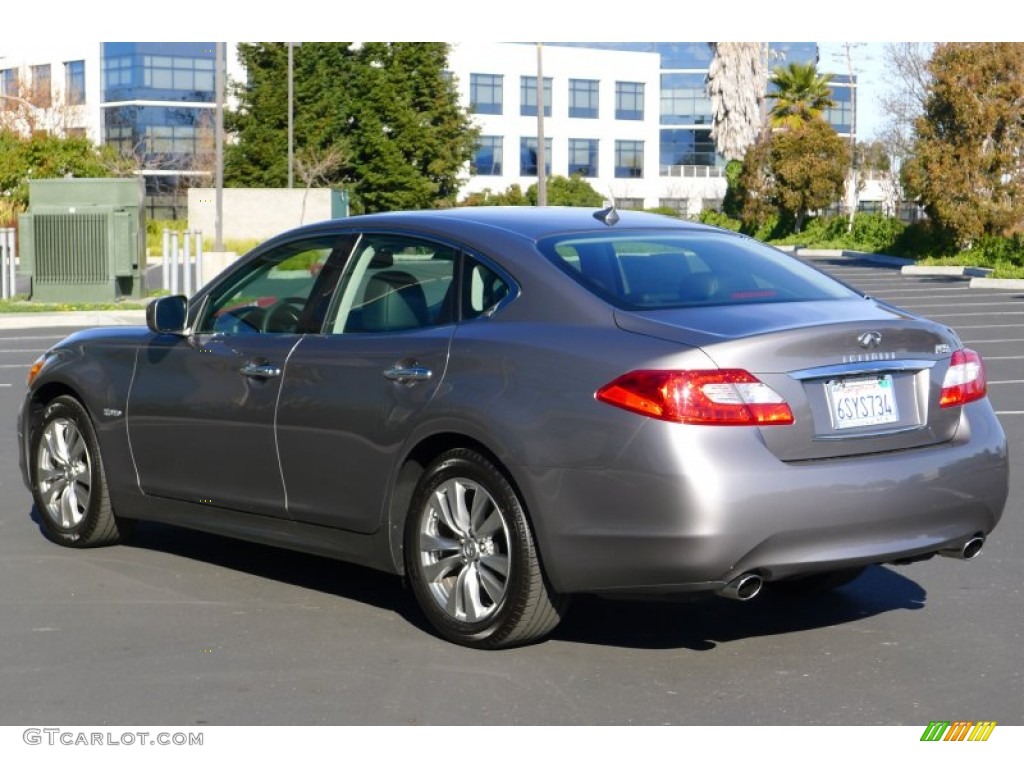 2012 M Hybrid Sedan - Platinum Graphite / Graphite photo #4