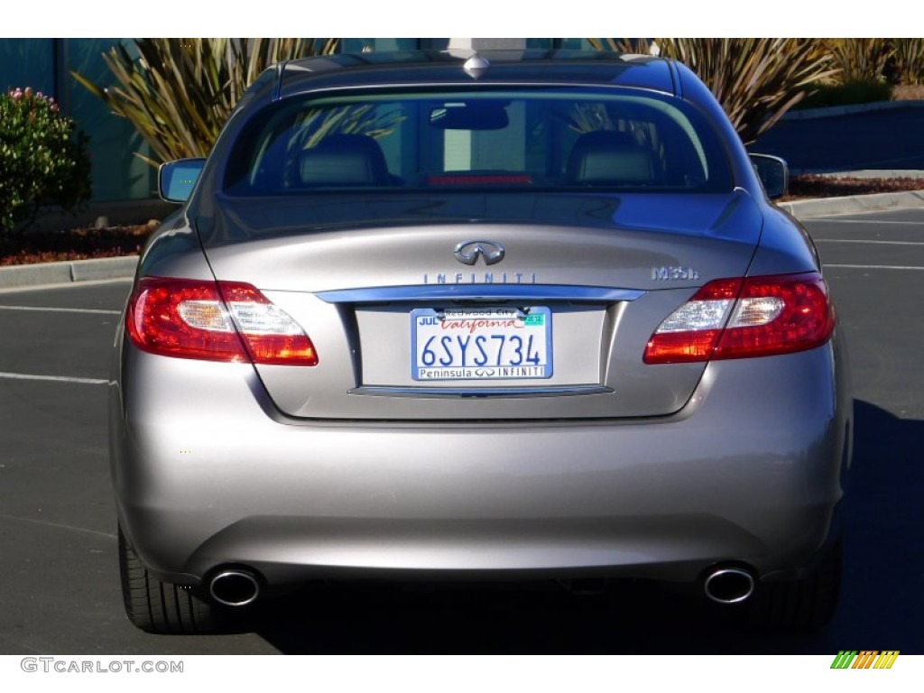 2012 M Hybrid Sedan - Platinum Graphite / Graphite photo #5