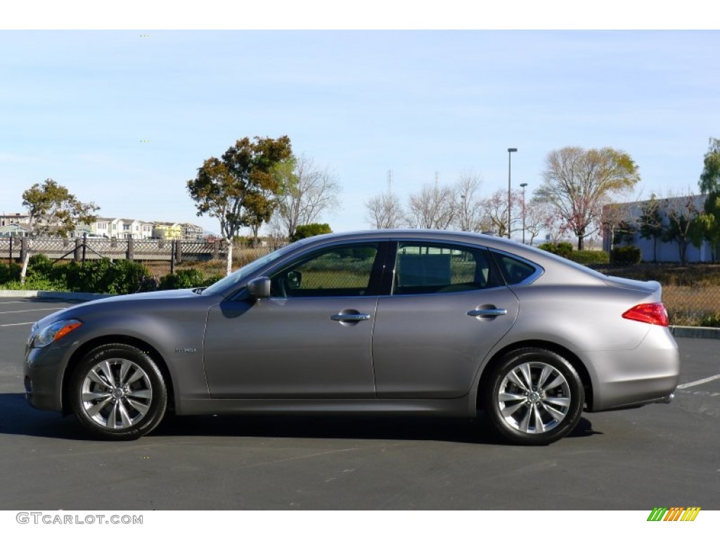 Platinum Graphite 2012 Infiniti M Hybrid Sedan Exterior Photo #59361847