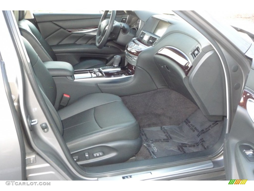Graphite Interior 2012 Infiniti M Hybrid Sedan Photo #59361882