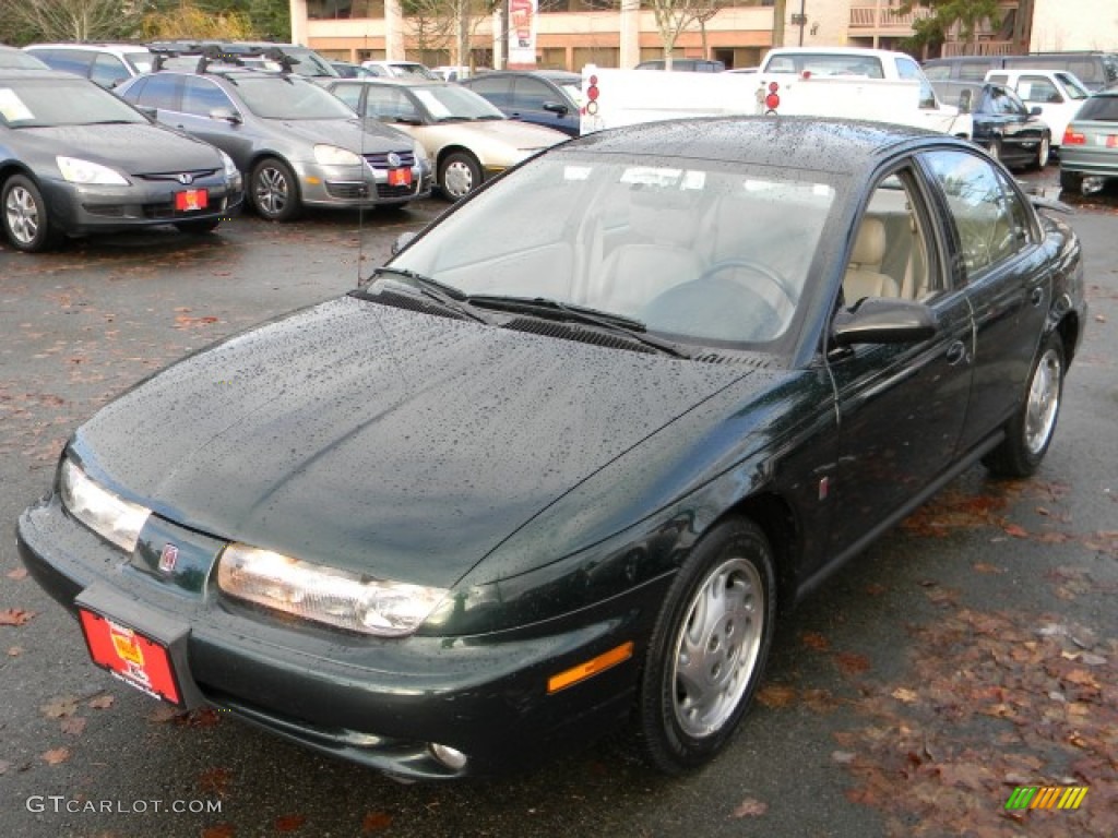 1997 S Series SL2 Sedan - Dark Green / Tan photo #1