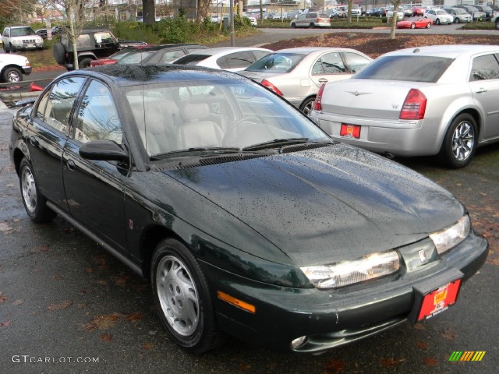 1997 S Series SL2 Sedan - Dark Green / Tan photo #2
