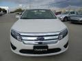 2012 White Suede Ford Fusion SE  photo #2