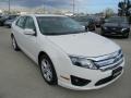 2012 White Suede Ford Fusion SE  photo #3