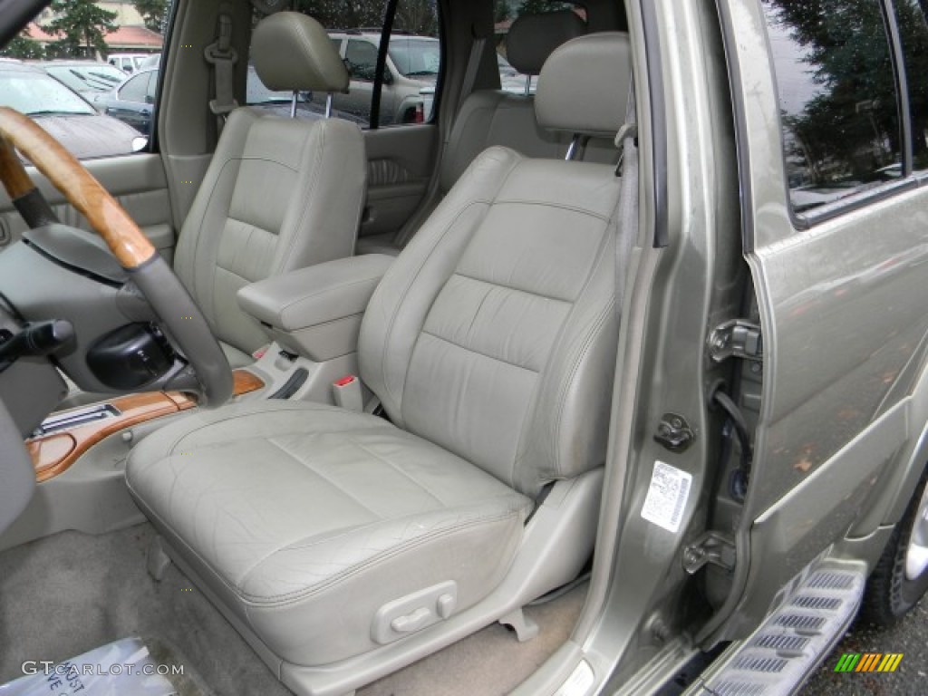 Stone Beige Interior 2001 Infiniti QX4 4x4 Photo #59364030