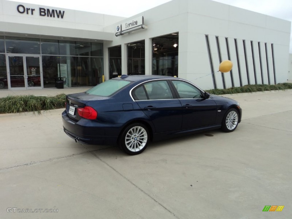 2011 3 Series 335i Sedan - Deep Sea Blue Metallic / Black photo #3