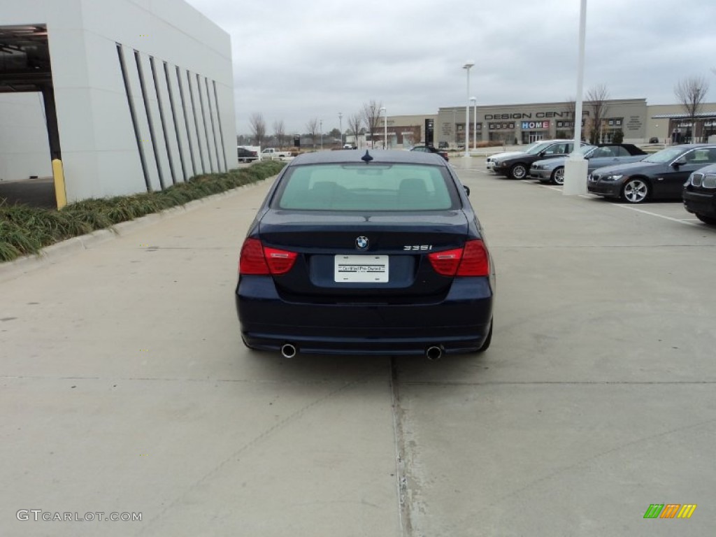 2011 3 Series 335i Sedan - Deep Sea Blue Metallic / Black photo #8