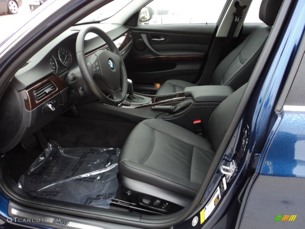 Black Interior 2011 BMW 3 Series 335i Sedan Photo #59364123