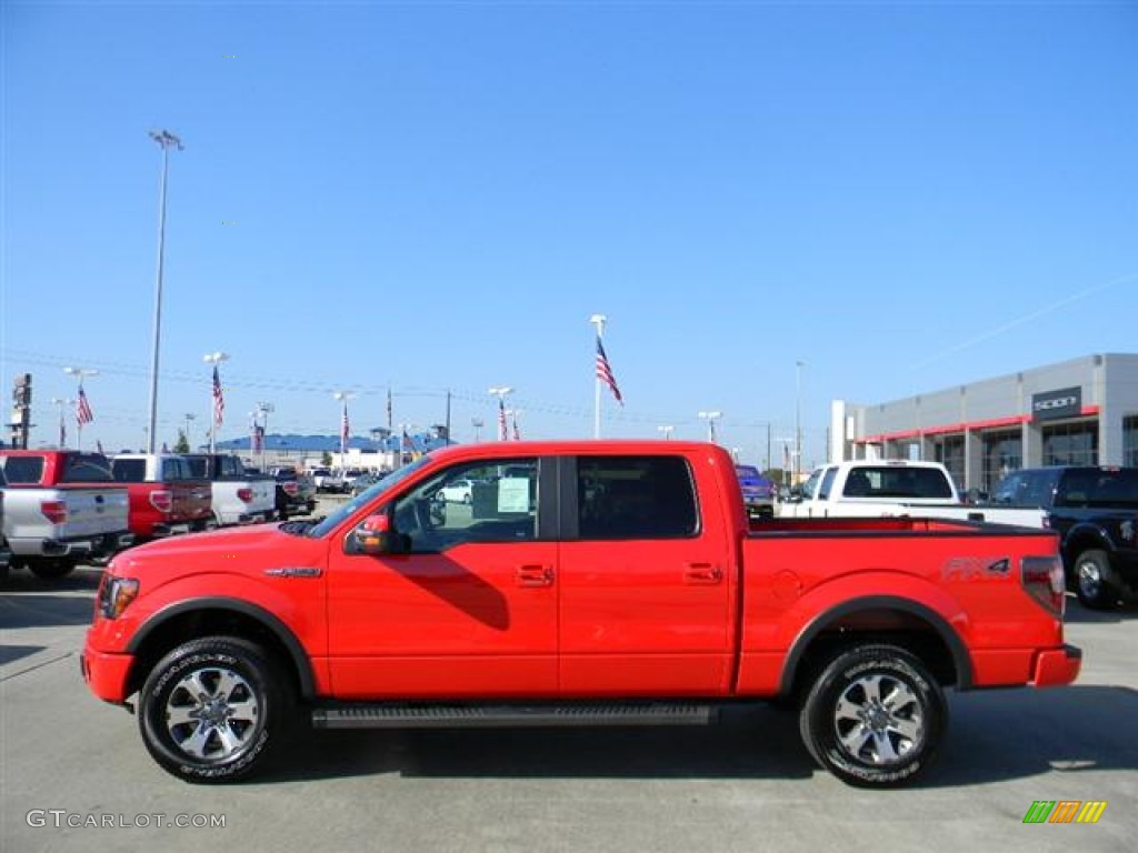 Race Red 2012 Ford F150 FX4 SuperCrew 4x4 Exterior Photo #59364522