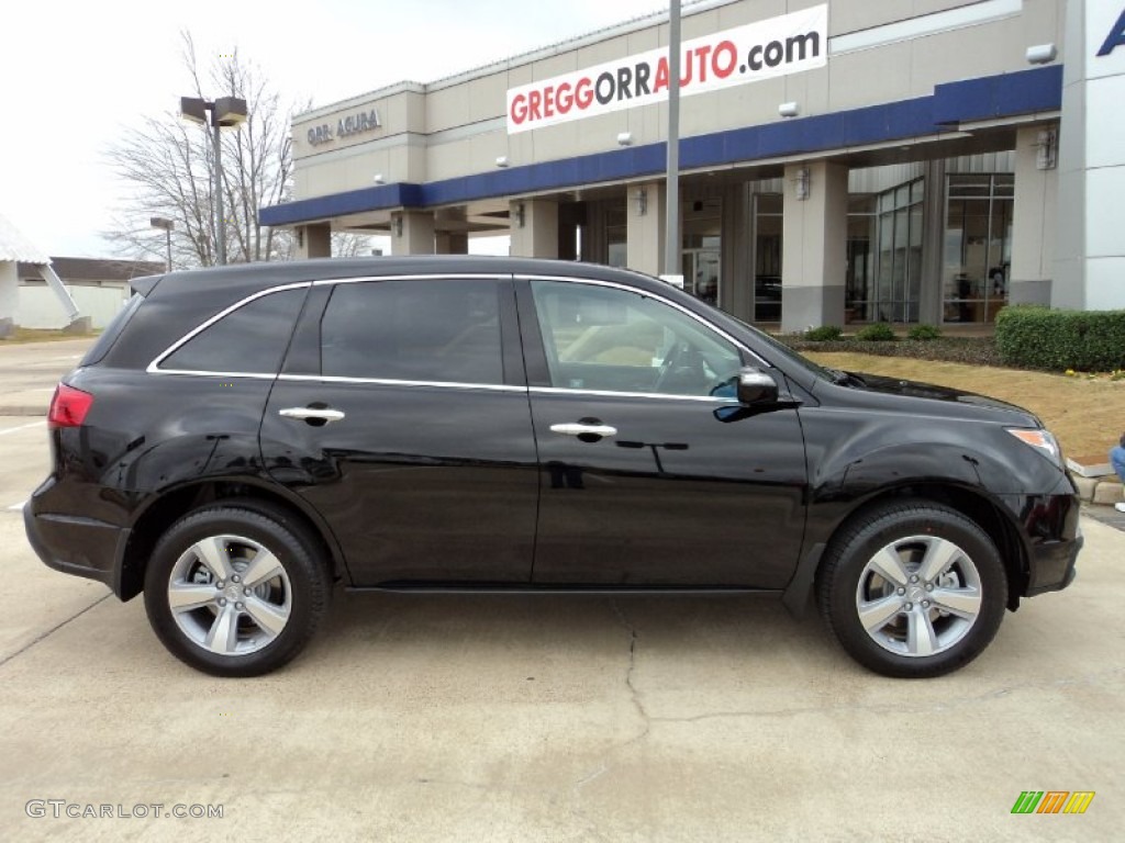 2012 MDX SH-AWD Technology - Crystal Black Pearl / Ebony photo #6