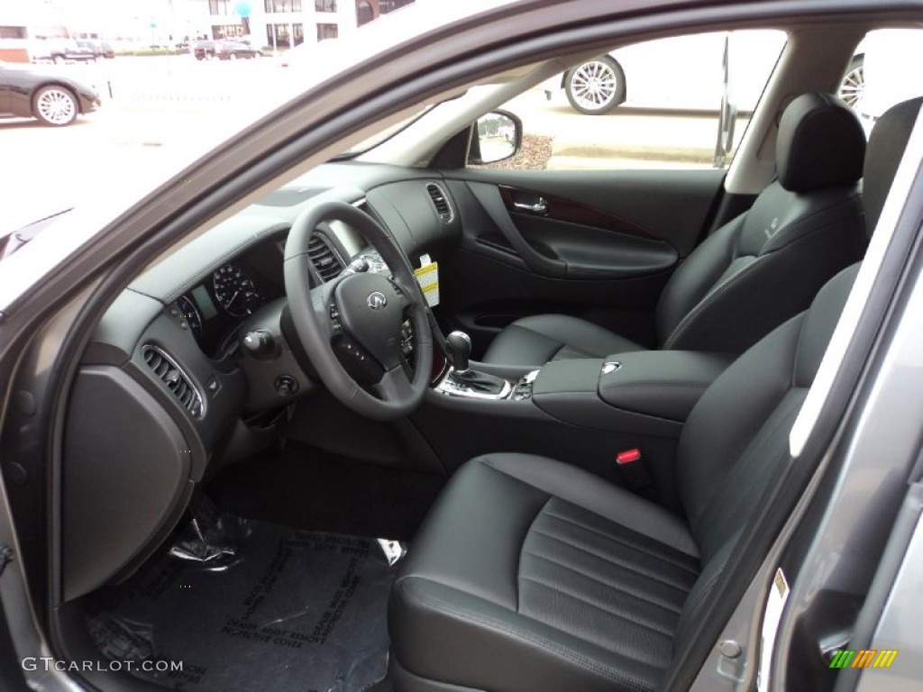 Graphite Interior 2012 Infiniti EX 35 Journey Photo #59365191