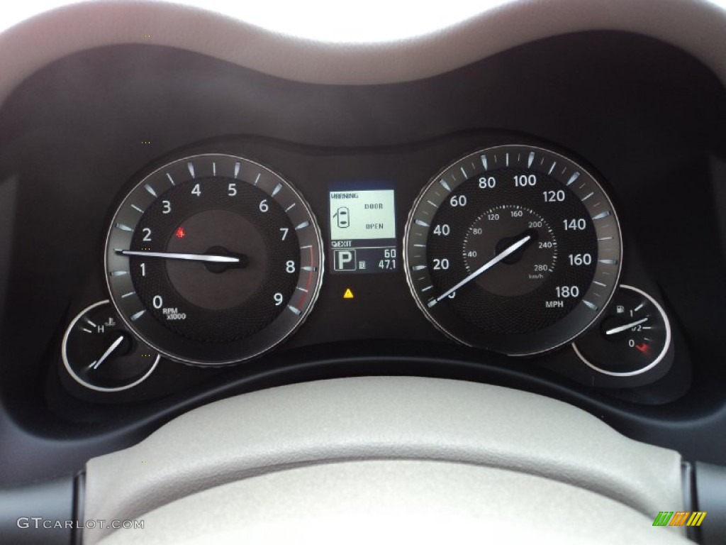 2012 Infiniti M 37 Sedan Gauges Photo #59365290