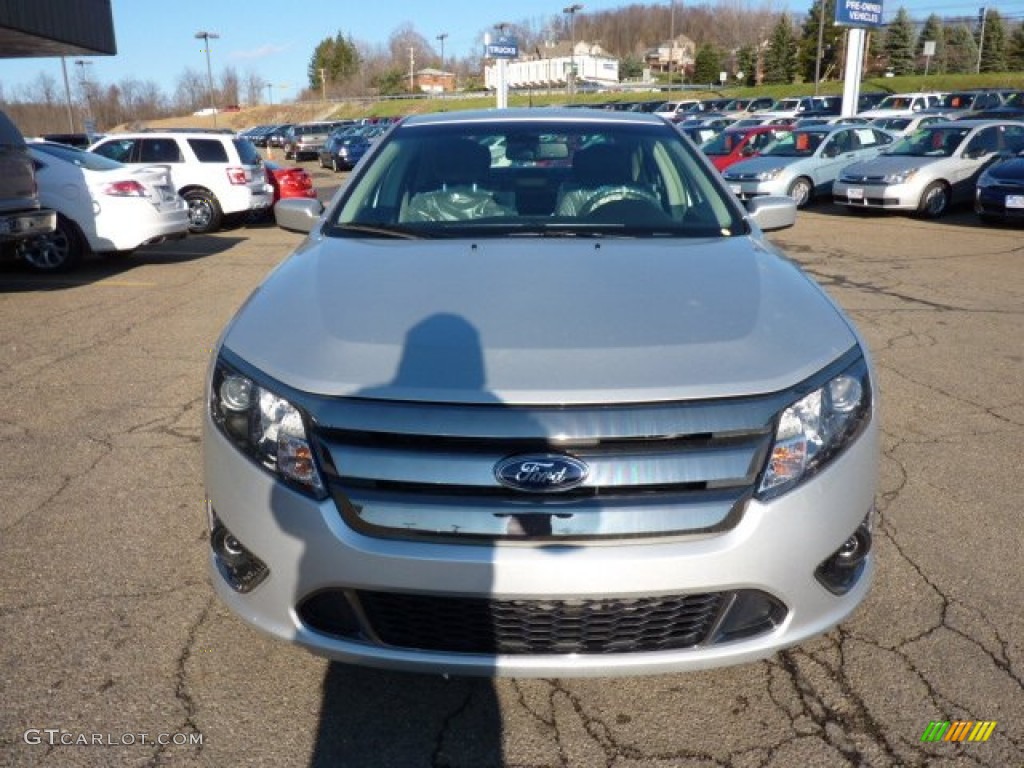 2011 Fusion Sport - Ingot Silver Metallic / Sport Black/Charcoal Black photo #7