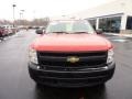 2008 Victory Red Chevrolet Silverado 1500 Work Truck Regular Cab 4x4  photo #2