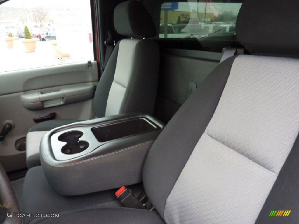 2008 Silverado 1500 Work Truck Regular Cab 4x4 - Victory Red / Dark Titanium photo #14