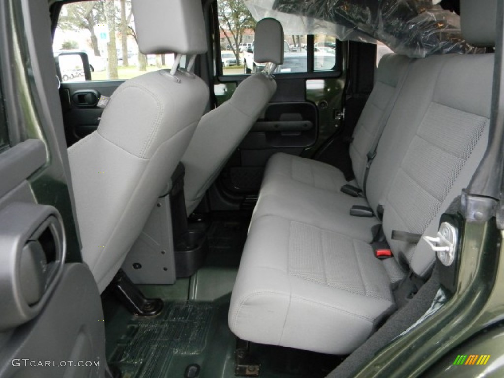 2008 Wrangler Unlimited Sahara - Jeep Green Metallic / Dark Slate Gray/Med Slate Gray photo #8