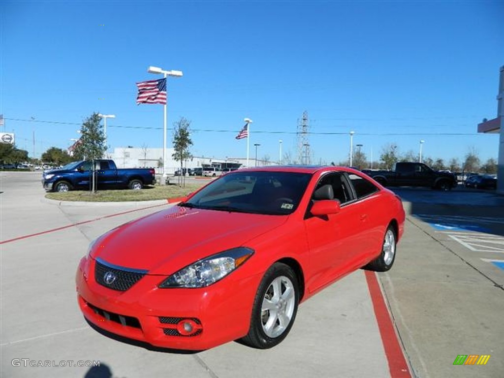 Super Red 5 2008 Toyota Solara SLE V6 Coupe Exterior Photo #59367198