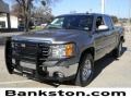2008 Silver Birch Metallic GMC Sierra 1500 SLT Crew Cab 4x4  photo #1