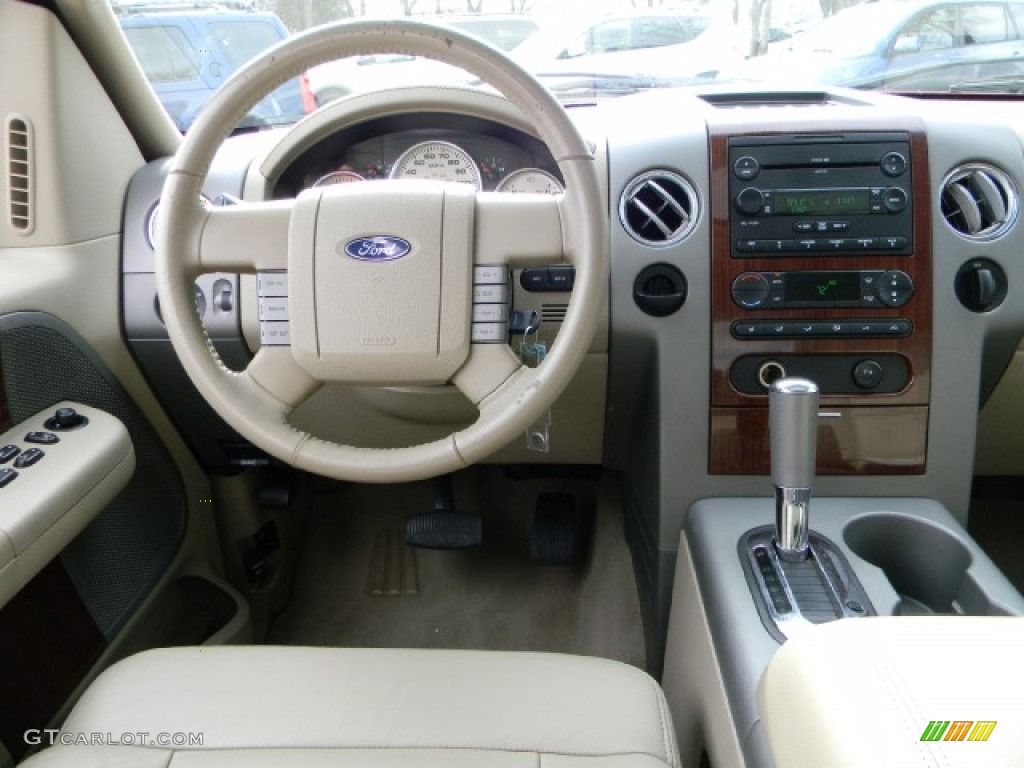 2007 Ford F150 XLT SuperCab Tan Dashboard Photo #59367726