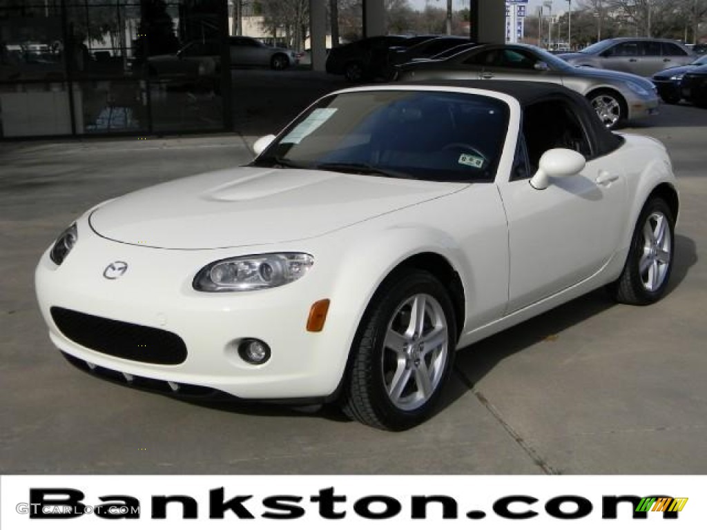 Marble White Mazda MX-5 Miata