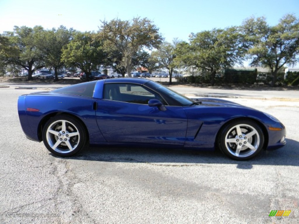 2005 Corvette Coupe - LeMans Blue Metallic / Cashmere photo #3
