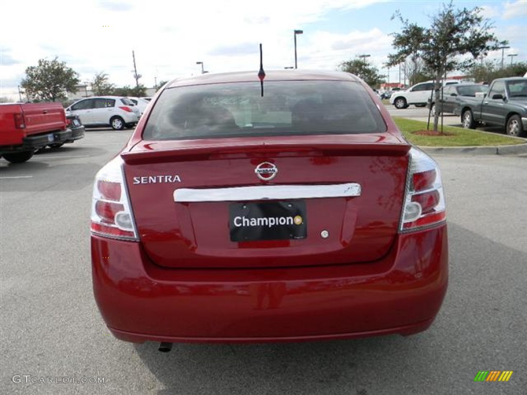 2012 Sentra 2.0 S - Red Brick / Charcoal photo #5