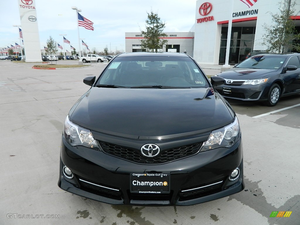 2012 Camry SE - Attitude Black Metallic / Black photo #1