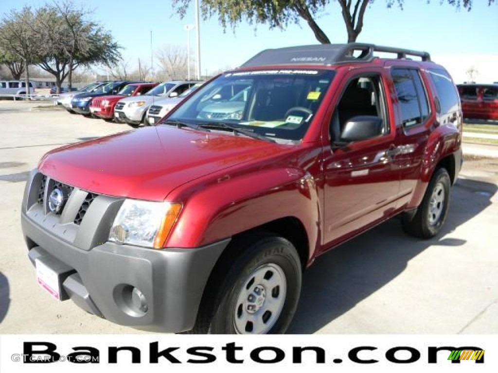 2008 Xterra X - Red Brawn / Graphite photo #1