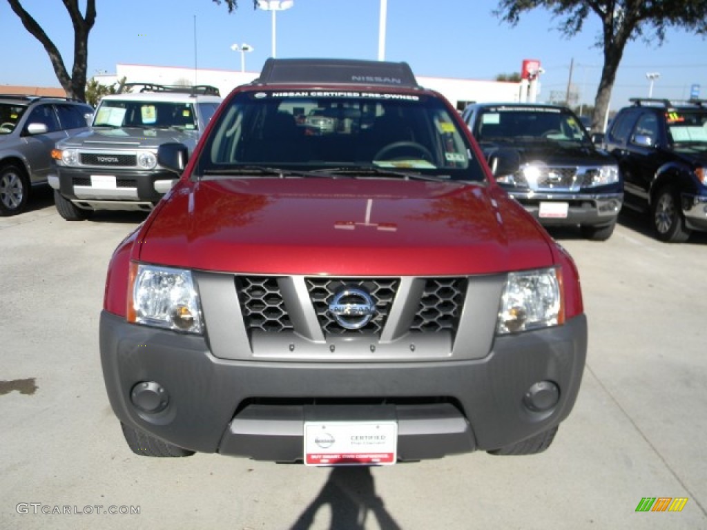 2008 Xterra X - Red Brawn / Graphite photo #2