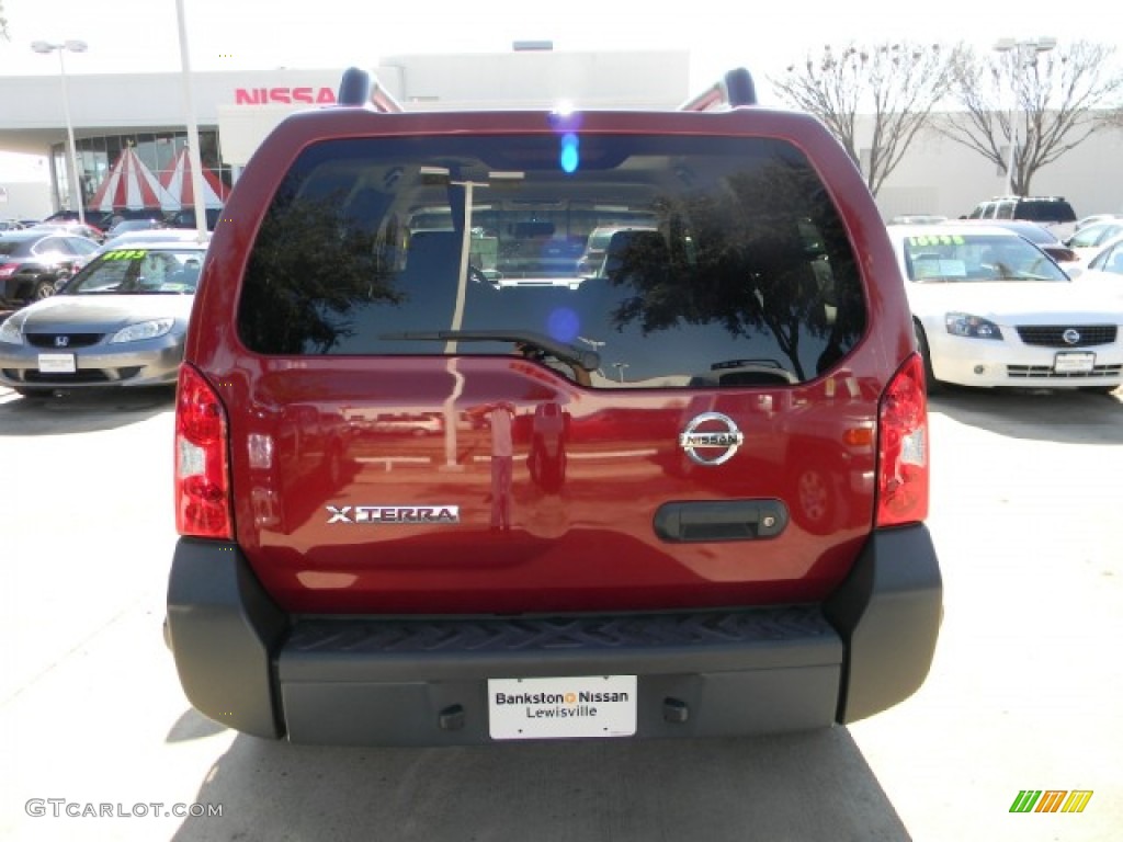 2008 Xterra X - Red Brawn / Graphite photo #4