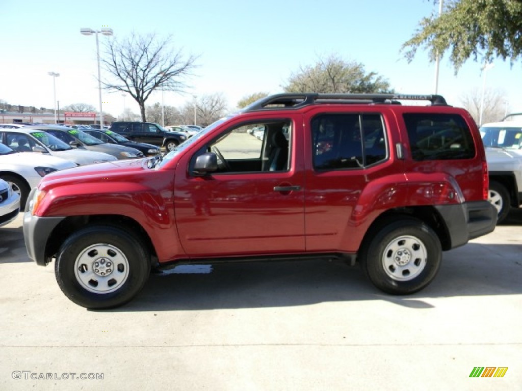 2008 Xterra X - Red Brawn / Graphite photo #5