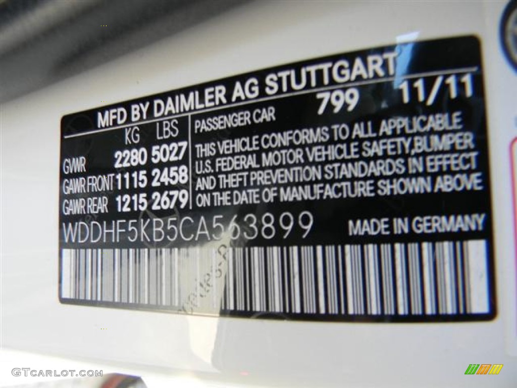 2012 Mercedes-Benz E 350 Sedan Parts Photos