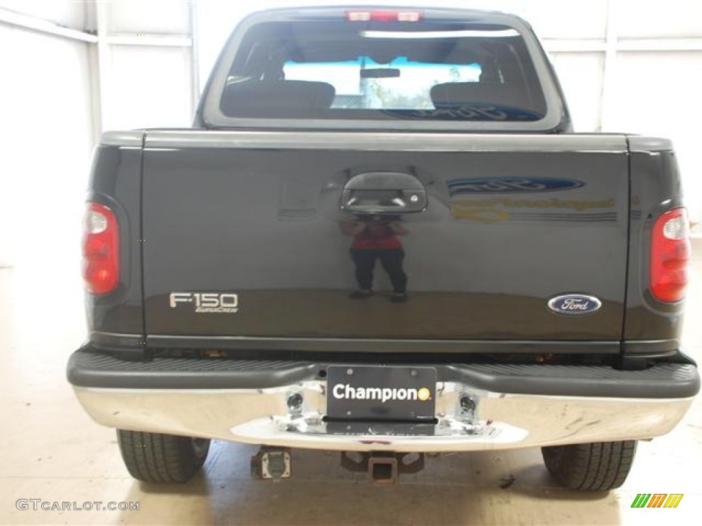 2002 F150 FX4 SuperCrew 4x4 - Black / Medium Graphite photo #5